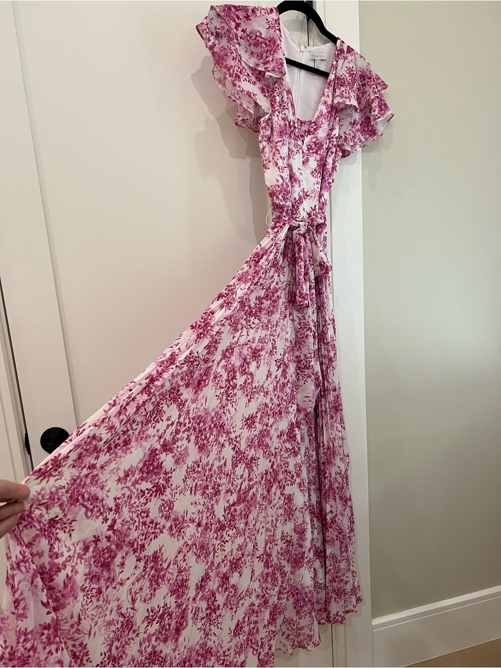 Monique Lhuillier floral gown